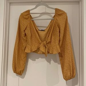 Mustard Yellow Long Sleeve Top